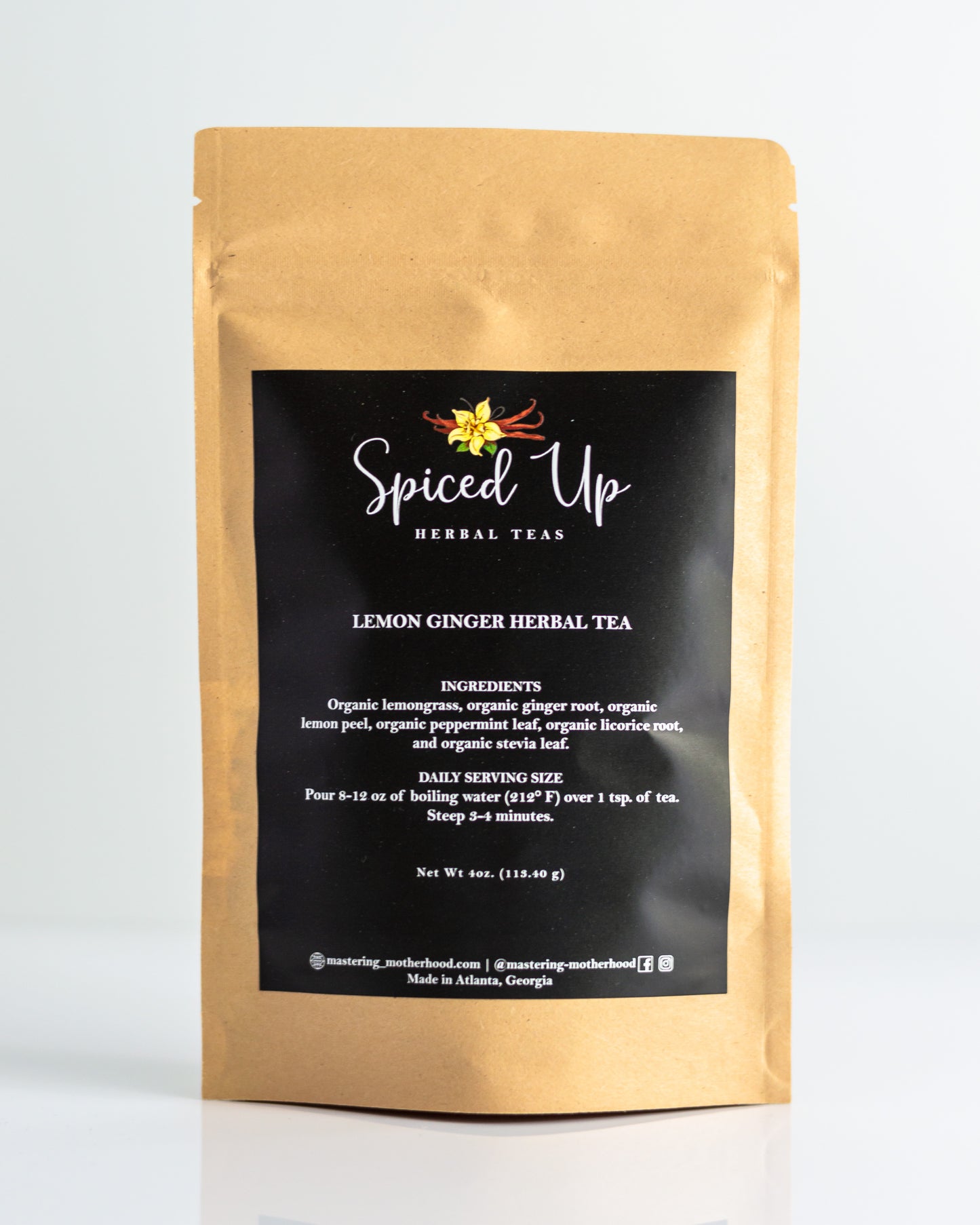 Spiced Up Organic Lemon & Ginger Herbal Tea