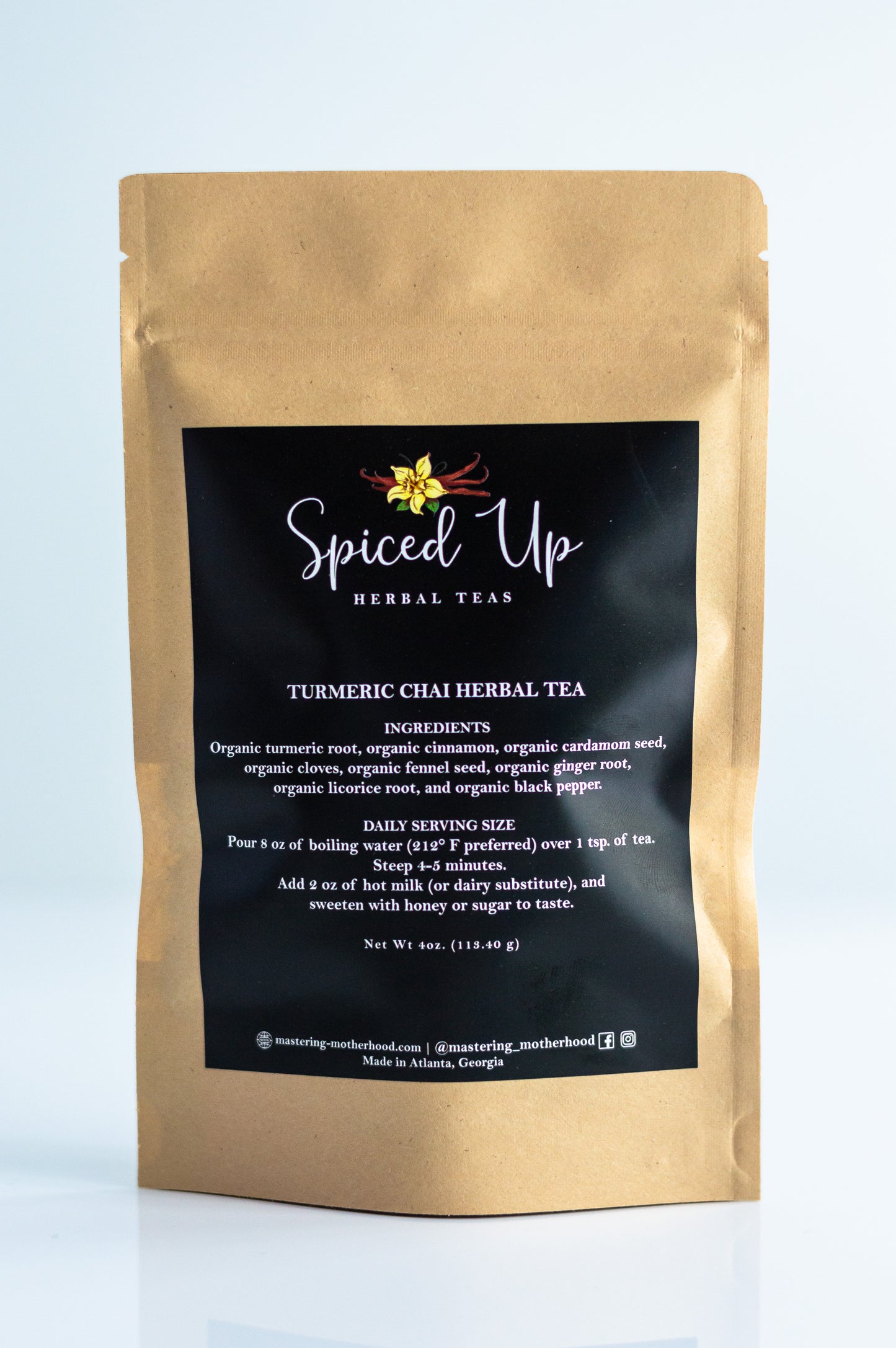 Spiced Up Organic Turmeric Chai Herbal Tea